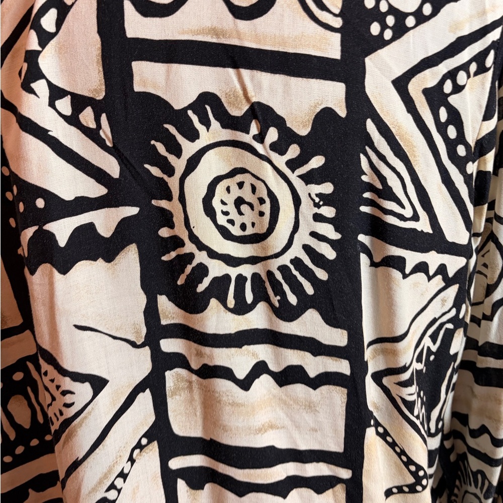 Vintage Cabrais Collection Open Front Rayon Top - Picture 4 of 6